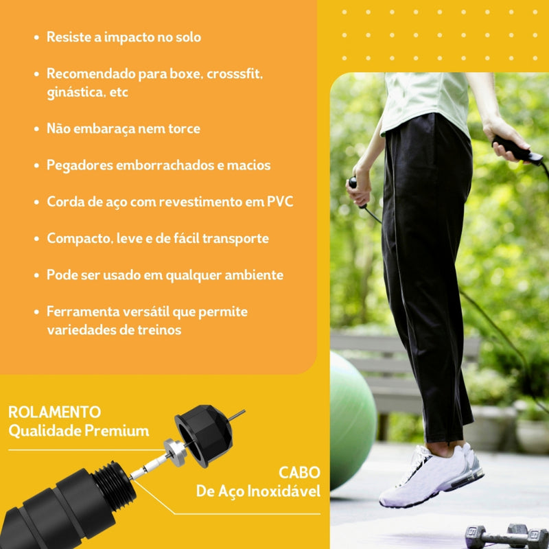 Corda de Pular Crossfit Profissional 3M - NL